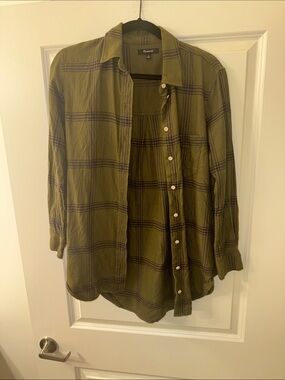 Madewell 100% Cotton Plaid Shirt